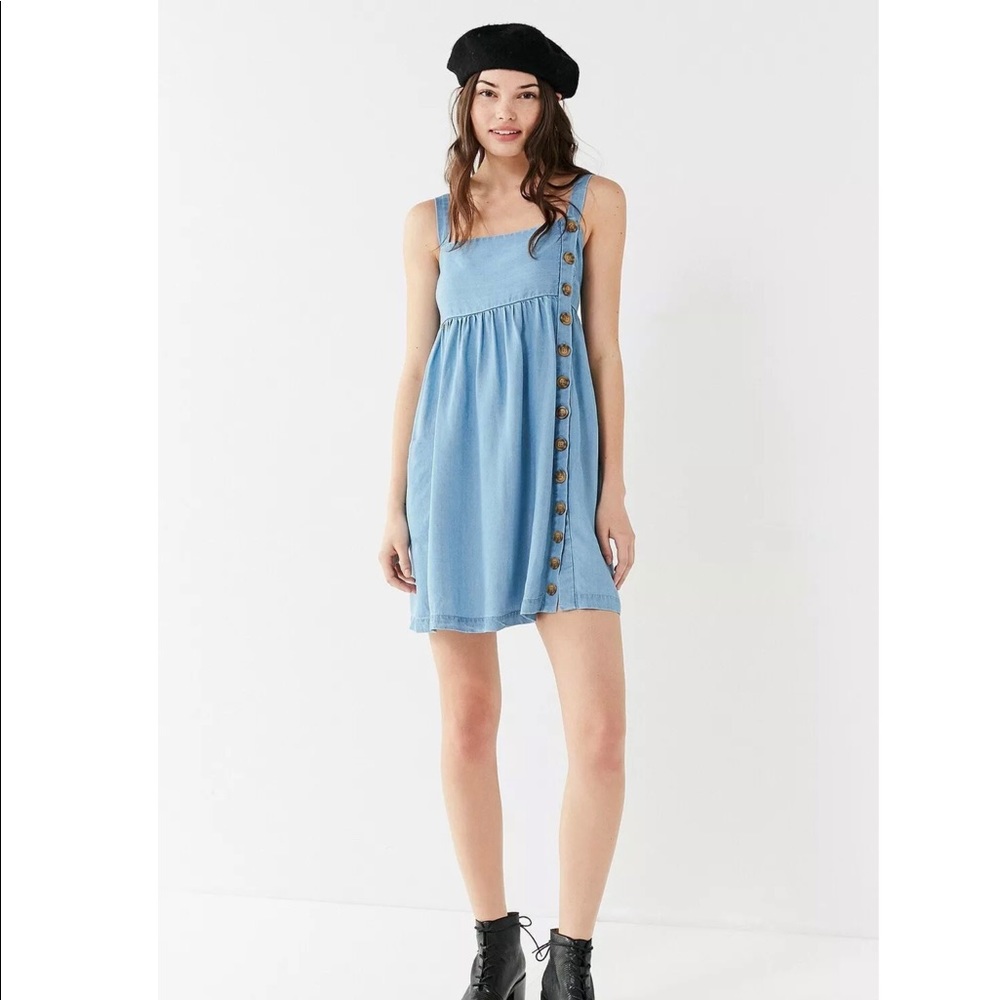 Urban Outfitters Blue Chambray Dress G-21 - Picture 1 of 12